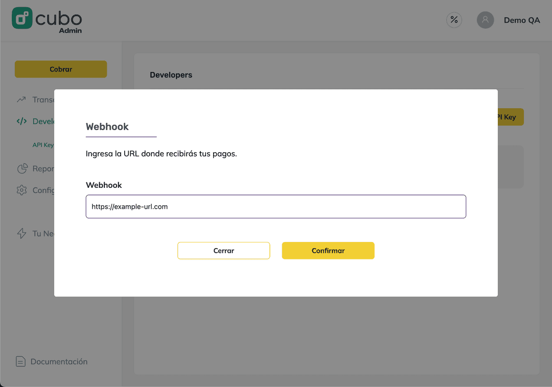 Inicio de sesión de Cubo Admin
