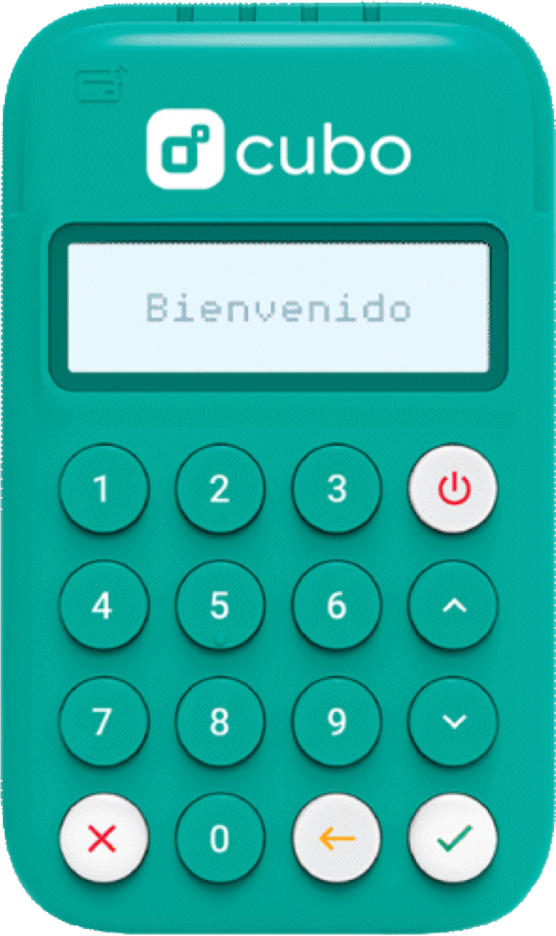 Modelo de terminal Cubo QPOS Cute tipo calculadora